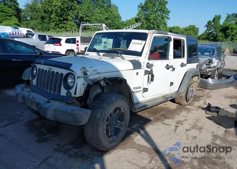 2016 Jeep Wrangler Unlimited Sport из США, поврежденный, VIN 1C4BJWDG5GL257423